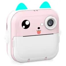 Câmera De Impressão Instantânea Para Crianças Vídeo Fotografia Digital Fotográfica Toy Mini Impressora Térmica Boy Girls