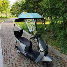 Capa de Chuva para Scooter Elétrica, Venda Direta de Fábrica, Protetor Solar para Bicicleta Elétrica, Capa de Proteção U