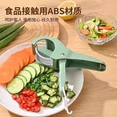 Cortador de frutas, cortador de presunto e salsicha, cortador de banana, carne, pepino, utensílio de cozinha para fatiar