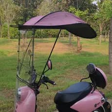 Capa de Chuva para Scooter Elétrica, Protetor Solar para Scooter Elétrica, Proteção contra Sol e Chuva, Capota para Scoo