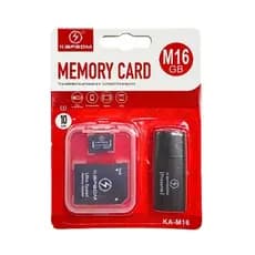 CARTÃO DE MEMÓRIA 16GB CLASSE 10 + ADAPTADOR USB E MICRO SD (KA-M16) KAPBOM