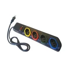 RÉGUA EXTENSÃO ELETRICA FILTRO DE LINHA 4 TOMADAS  (MULTITOC)