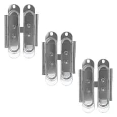 Kit 3 Fecho de Janela de Correr Trinco Para Janela Veneziana com Suporte Para Cadeado