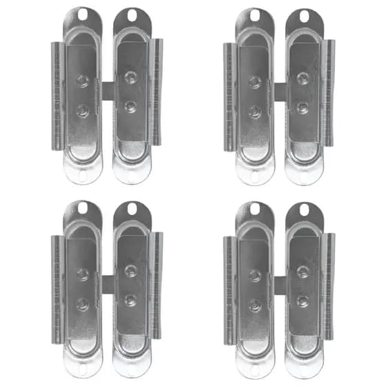 Kit 4 Fecho de Janela de Correr Trinco Para Janela Veneziana com Suporte Para Cadeado
