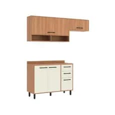 Armário de Cozinha Compacta 3 Peças Granada Rovere/Off White Casamia