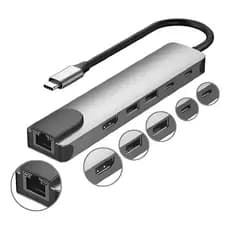 Hub Tipo C 6 Portas Md9 - 9621