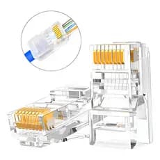 Conector Rj45 Cat5e 8 Vias - Kit Com 1000 Uni / Md9 - 7517