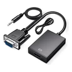 Cabo Conversor Vga M X Hdmi F C/ Áudio Md9 - 9505