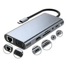 Hub Tipo C 10 Portas Md9 - 9537