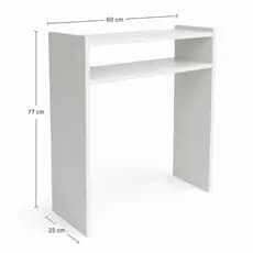 Mesa Para Manicure Prática com Prateleira Para Estufa 60cm Para Salão de Cabeleireiro