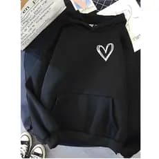 Moletom Feminino Fofo Moletom De Coração Feminino Casaco Feminino