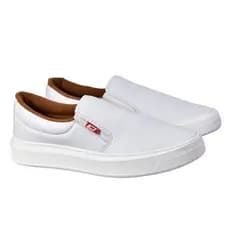 Tênis Casual Slip On Iate LICITTO Masculino Confortável Couro Leve Calce Fácil Envio Imediato