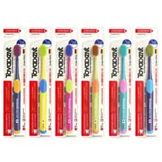 TOYADENT Escova Ultra Macia，5500+ cerdas/0.10mm/19cm ergonômica/cores