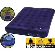 Colchão Inflável Casal KALA | Colchão de Ar Portátil para Camping, Praia e Casa
