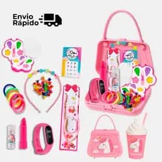 kit Infantil Criança De Maquiagem Com Maletinha Make Linda Completa increvel