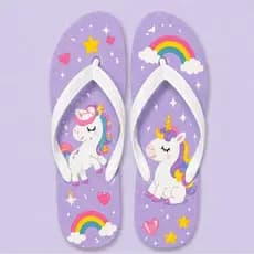 Chinelo Infantil Casual Branco Antiderrapante Macio Promoção