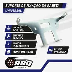 Reforço Rabeta Suporte Fixador Fan Start Titan Cargo 150 160 Prata
