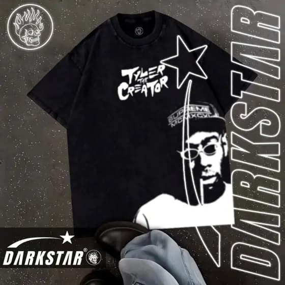 Camisa Camiseta T-Shirt Premium 100% algodão DARKSTAR "Tyler The Creator vector"