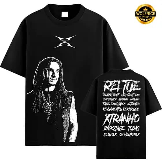 Matue xtranho camiseta  algodão 100 % streetwear.