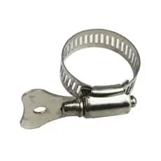 Braçadeira de argola para garganta, suporte para aro com tubo de água, aço inoxidável, alça de braçadeira de 4 pontos, 3