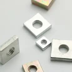 Porca quadrada M6, porca de canto quadrado, porca fina M4, M8, porca quadrada máxima, porca quadrada M5, M3, porca quadr