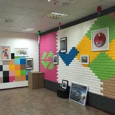 Adesivos de parede tridimensionais de espuma 3D, papel de parede autoadesivo, decoração de embalagem macia anti-colisão,