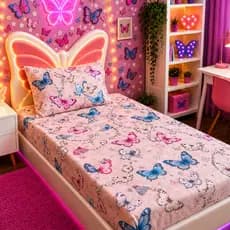 LENÇOL SOLTEIRO FORRO DE CAMA 2 PÇS  ESTAMPAS VARIADAS INFANTIL
