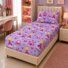 Lençol Forro De Cama Solteiro Infantil 2 Peças Estampas Variadas Macio Confortável Crianças