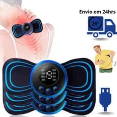 Kit até 5pçs Mini Massageador Elétrico Portátil Alivia Dores Muscular/Pescoço/Ombro/Cervical/Etc