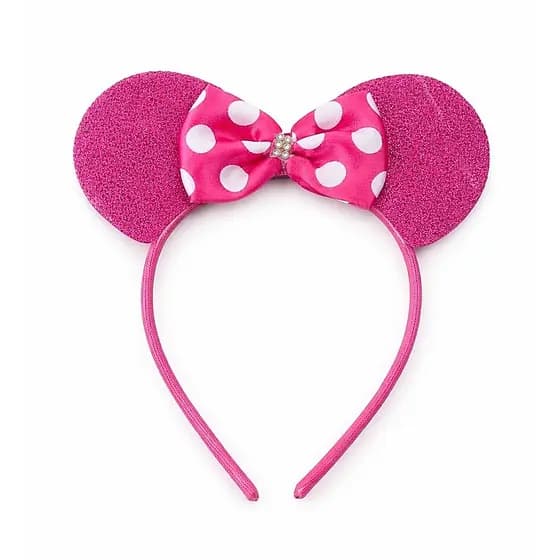 Tiara Minnie Mousse Rosa Pink Infantil Festa Aniversários Meninas Infantil Dia Das Crianças