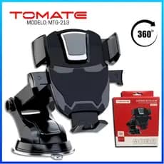 Suporte Veicular Para Celular Rotação 360° Tomate MTG-213  Ventosa Forte Braço Extensível Universal Painel Vidro
