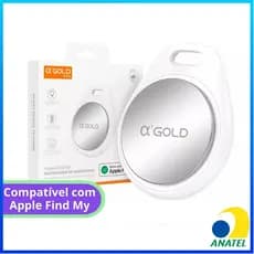 Smart Tag Rastreador Inteligente GPS  A’Gold Pro TCD-06 com Apple Find My – Localização Precisa