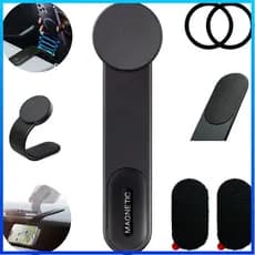 Suporte Veicular MagnéticoVentosa Forte para Para-brisa e Painel  Rotação 360° Fixação Magnética Universal para Celular