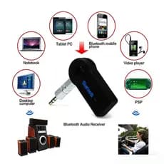 Adaptador Bluetooth P2 LE-805B Receptor Áudio USB AUX Carro Sem Fio Música Chamadas
