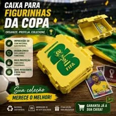 Porta Figurinhas Copa do Mundo | Organizador de Figurinhas Futebol