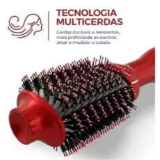 Escova Secadora Alisadora Modeladora Britânia 1300w Bilvolt