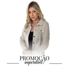 Jaqueta Veludo Cotelê Feminina Manga Longa Inverno Casual Elegante