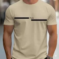 Camiseta Masculina Polo Estampada Camisa 100% Algodão Moda