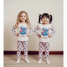 Pijama  infantil Feminino > Pijama Longo > Pijama Personalizado com nome ou sem .