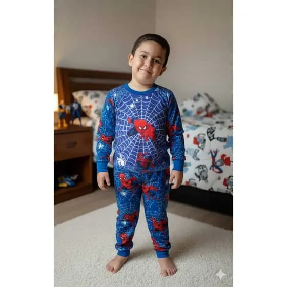 Pijama infantil Masculino > Pijama Longo > Pijama de personagem