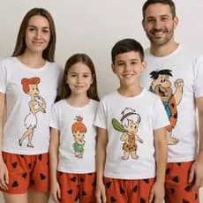 Pijamas Flintstones > Monte seu pedido  > Conjuntos individuais > Pijamas