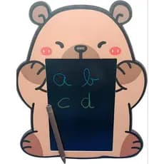 Lousa Mágica Tablet Infantil LCD Desenho Capivara Colorido Caneta