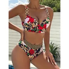 conjunto biquíni, roupa de praia feminina, moda praia, verão