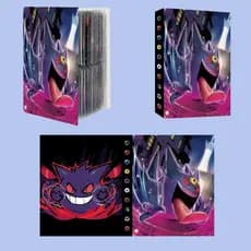 Álbum Gengar Pokémon – Estilo Único e Proteção para Cartas, 240 Slot de Cartas 3Cards Transparência