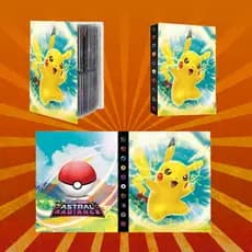 Álbum Pokémon para Cards 240 Slots Colecionável Pikachu Anime TCG, brinquedos de menino