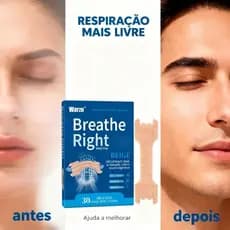Faixas nasais Anti Roncos Breathe Right 90/60/30 Tiras Dilatador Nasal Adesivo Antirônco