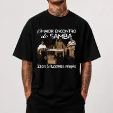 Camiseta Básica 100% Algodão Premium Alcione Zeca Pagodinho Jorge Aragão Envio Rápido
