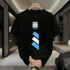 Camiseta 100% Algodão Argentina Copa Do Mundo 2026 Unissex Seleção Torcedor Messi Envio Rápido