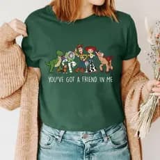Camiseta Estampada Filme Toy Story Amigo Camisa Blusa 100% Algodão Envio Imediato MK Imports