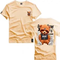 Camiseta Personalizada Masculina Urso Estilo 06 Style Camiseta Algodão Envio Rapido